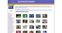 Desktop Screenshot of myfootballdvds.com